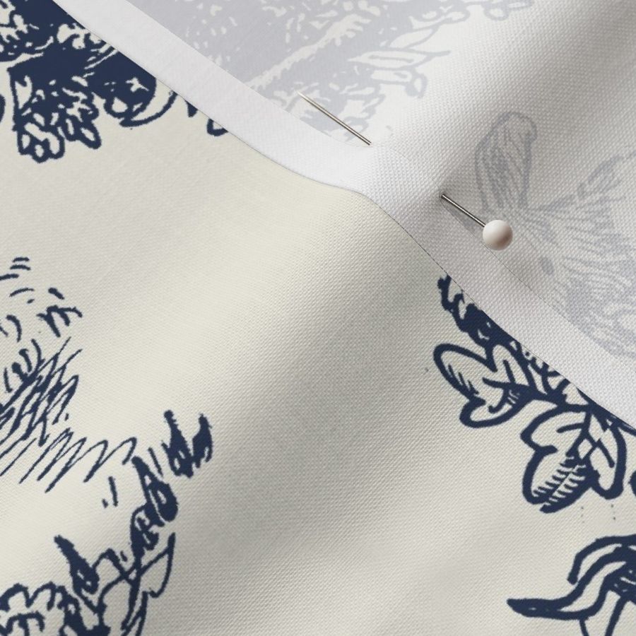 Garden Toile - Blue