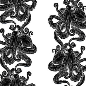 Inverted octopus print