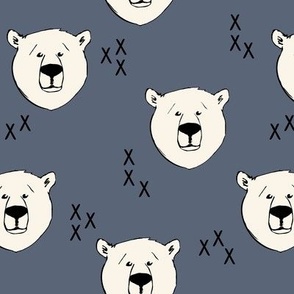 Polar Bear // dark blue