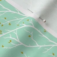 Spring Branches, Mint and Gold