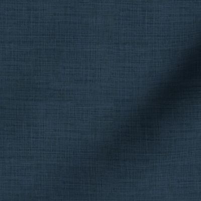 Linen Look, Dark Denim Blue