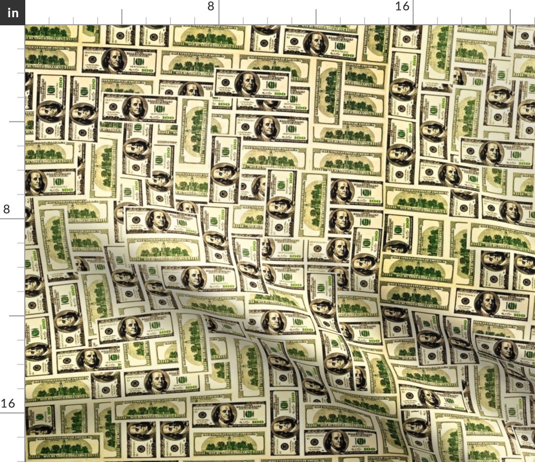 Tiny Cash Fabric | Spoonflower