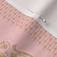 Wildfell Toile ~ Dauphine and Gilt