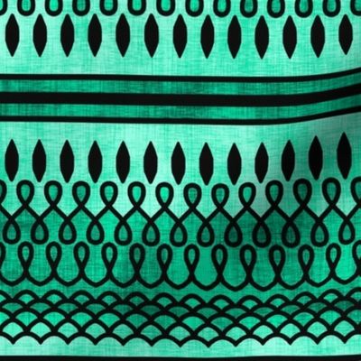 Fancy Teal Stripe