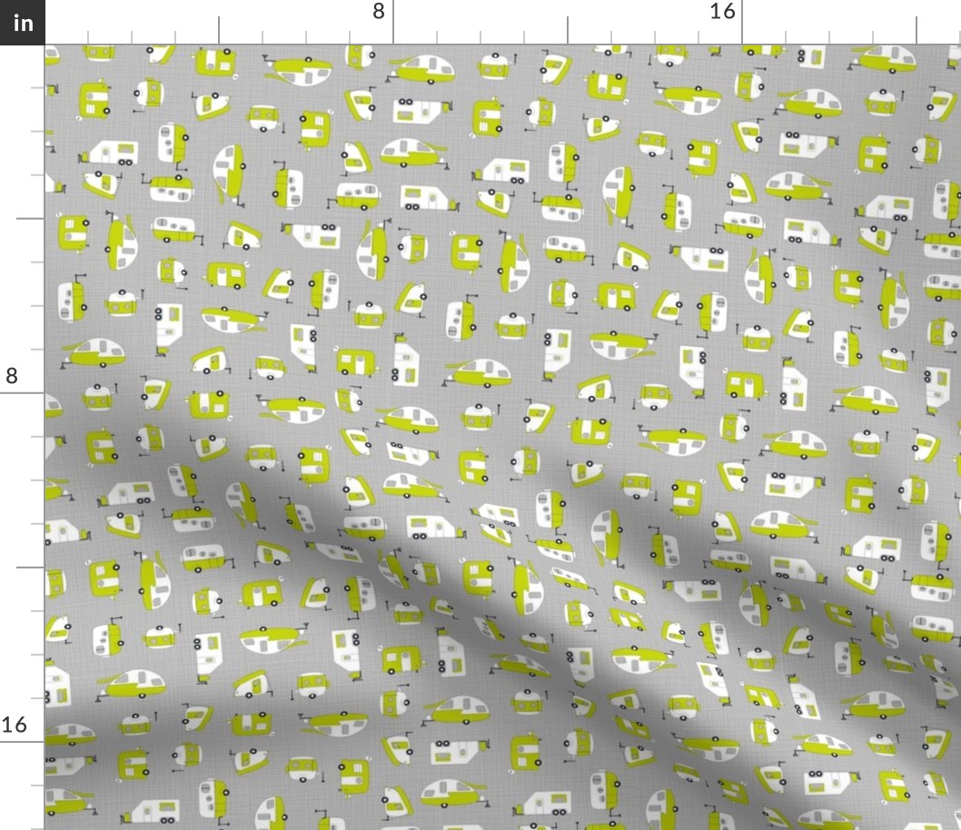 Scattered Campers Lime/Charcoal