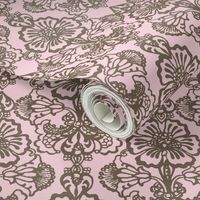 The Cora Damask ~ Love Note & Rocaille