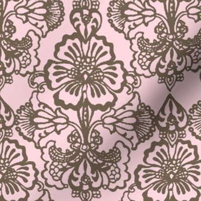 The Cora Damask ~ Love Note & Rocaille