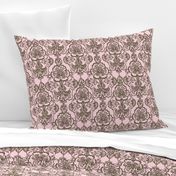 The Cora Damask ~ Love Note & Rocaille