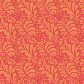Red Paisley pattern Country Western wrapping paper