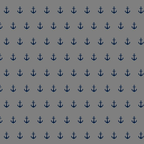 navy on grey anchor