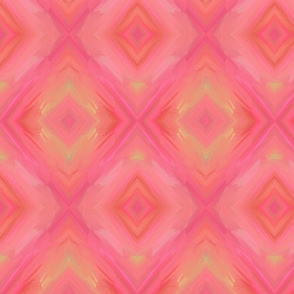 Rose & Peachy Orange Abstract