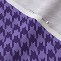 Purple houndstooth