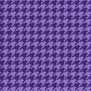 Purple houndstooth
