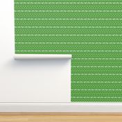 Green Snowflakes and Greyhounds Stripes - width - 