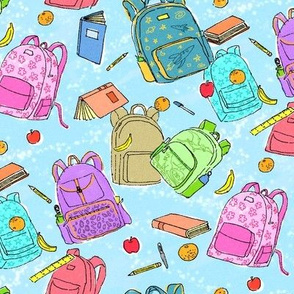 Watercolor Backpacks