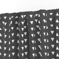 triangles // charcoal - Woodland Collection