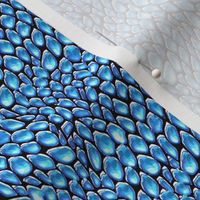 sparkle blue ice metal dragon scales