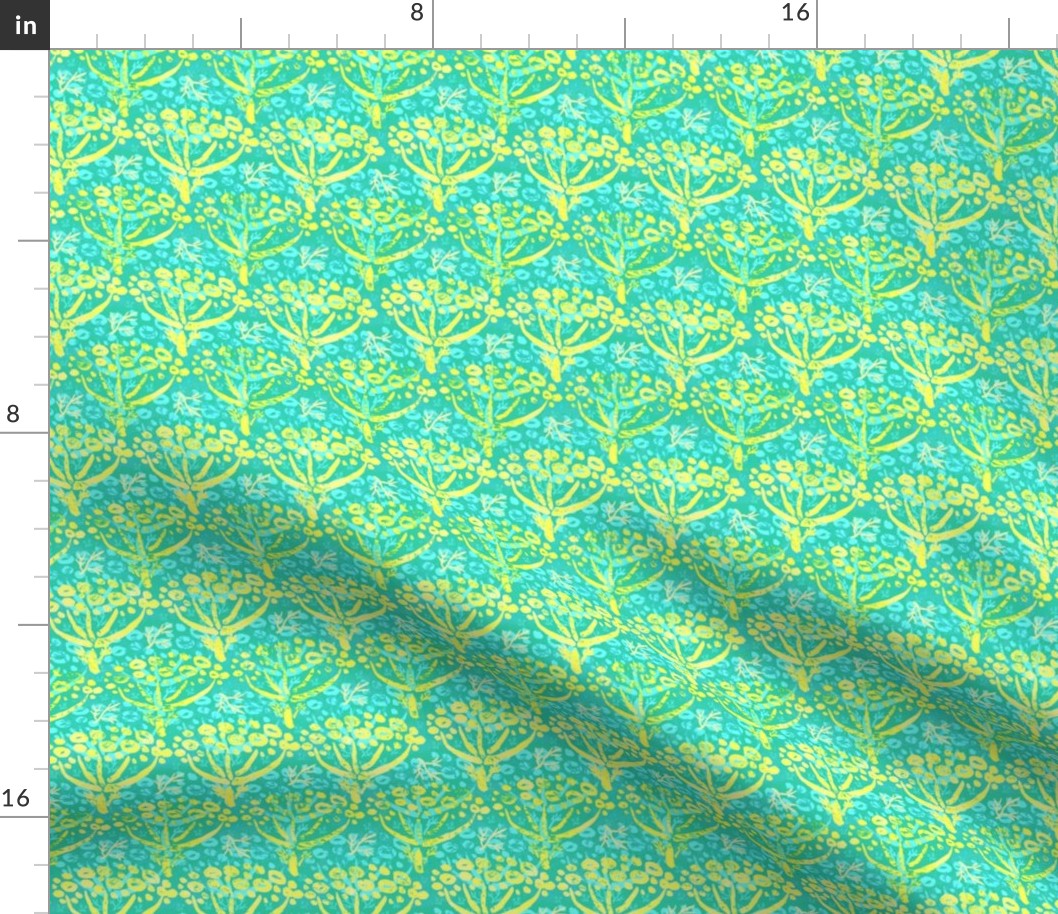 Dill batik (teal)