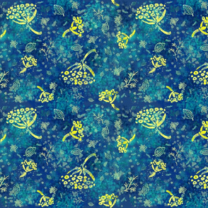 Herbal Batik (blue)