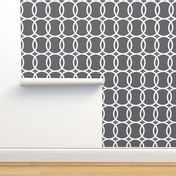 circle geometric gray