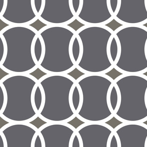 circle geometric gray