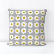 daisy dots on light grey