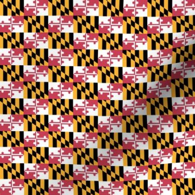 Tiny Maryland Flags - True Color