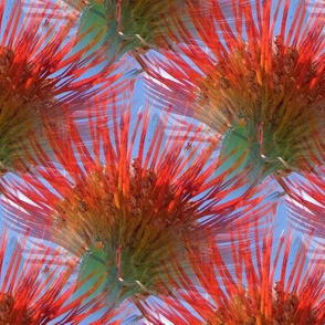 Hawaiian flower tile