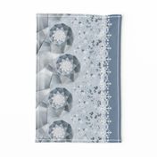 Snowdrift Border Fabric