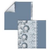 Snowdrift Border Fabric