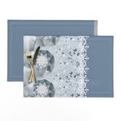 Snowdrift Border Fabric