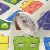 Hand Drawn School Bags