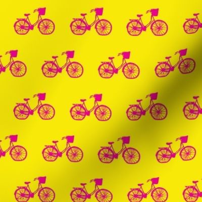 Magenta Bicycle on Sunshine