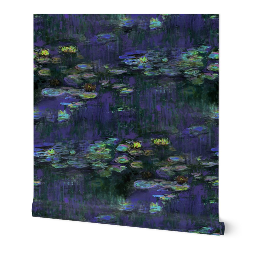 Claude Monet ~ Waterlilies ~ At Night ~ Large