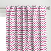 Pink & Gray Chevron