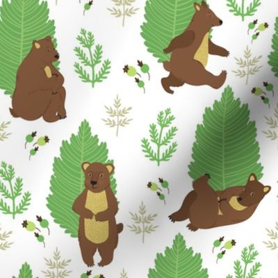 Forest story about little bears