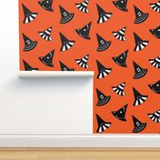 Witch Hats - orange Small 2/3"