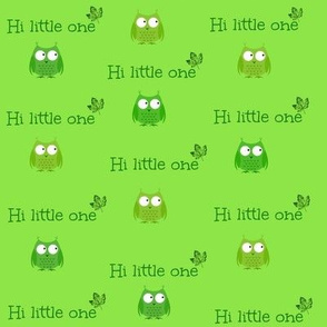 Hi little one - owl
