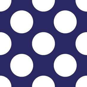 Polka Dot Navy