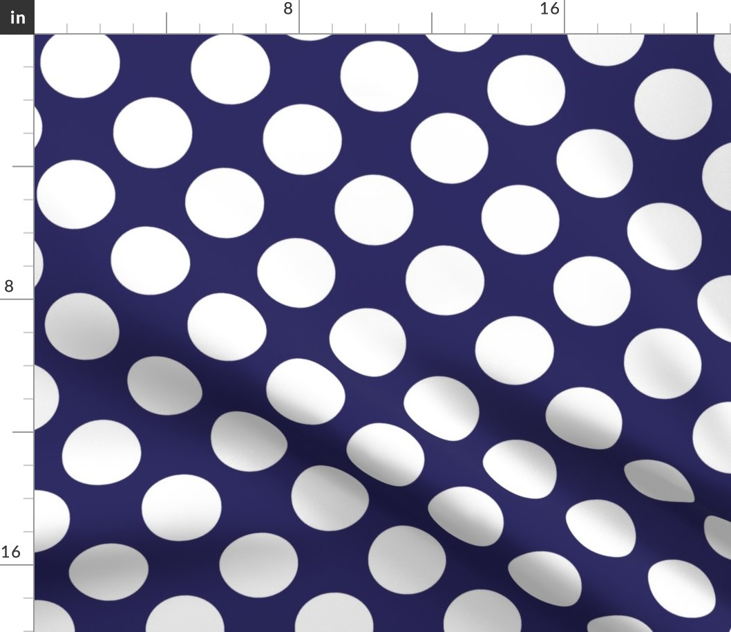 Polka Dot Navy