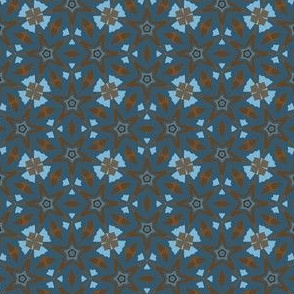 Blue and Brown Geometric