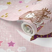 Mermaid Lullaby SMALL (Rose Linen)