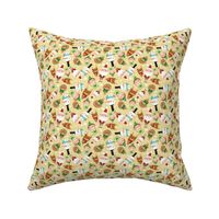 Christmas Crew - Yellow - Scattered - Small