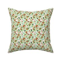 Christmas Crew - Green - Scattered - Small