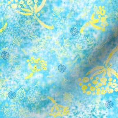 Herbal Batik #1 aqua