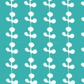 Lucky Clover on Teal 