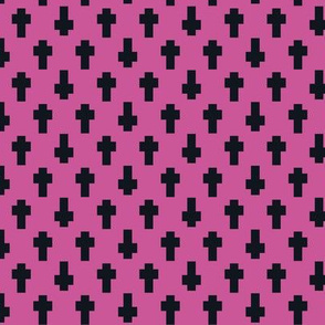 Cross Fabric Pink