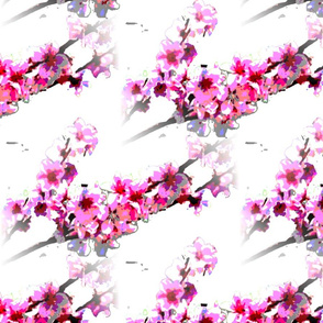 Pink Grey Cherry Blossom
