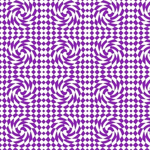 Checks Twist purple