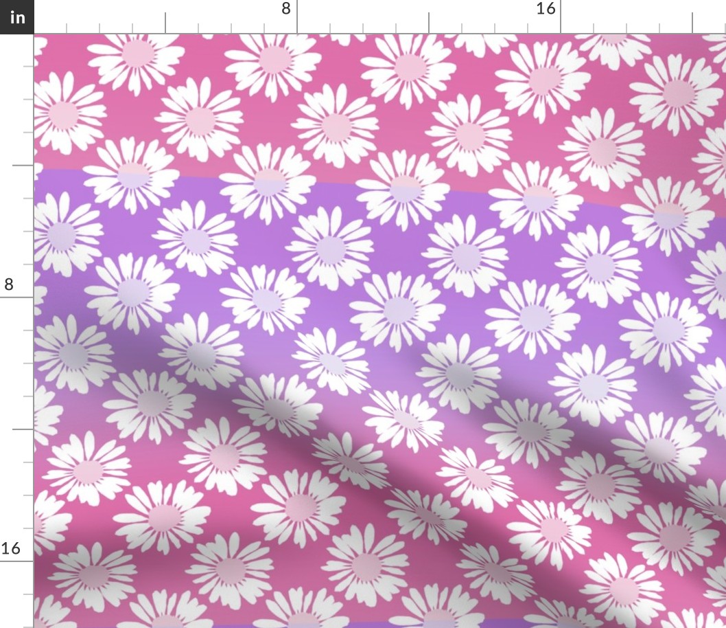 Purple Gradient Flowers